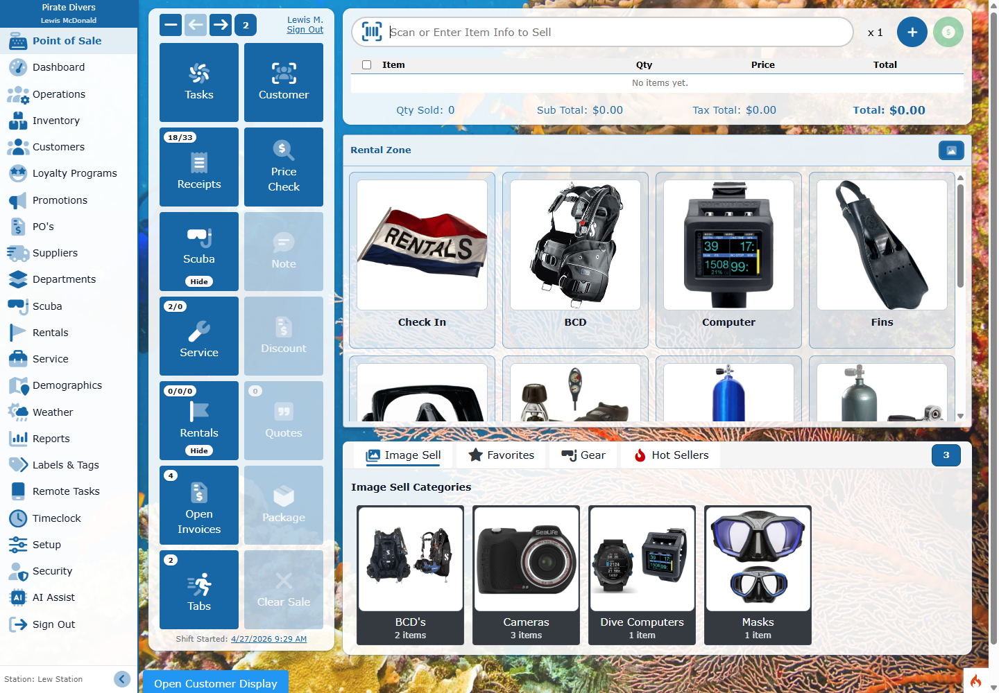 Rental Zone image mode