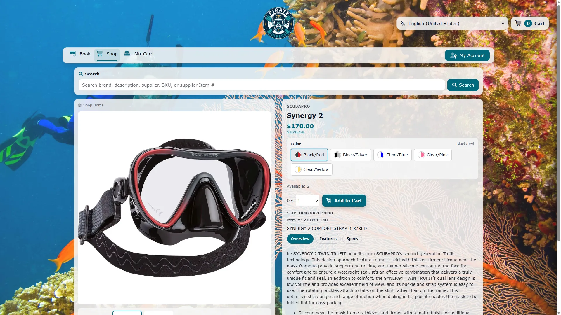 Diverse Retail connected ecommerce product page